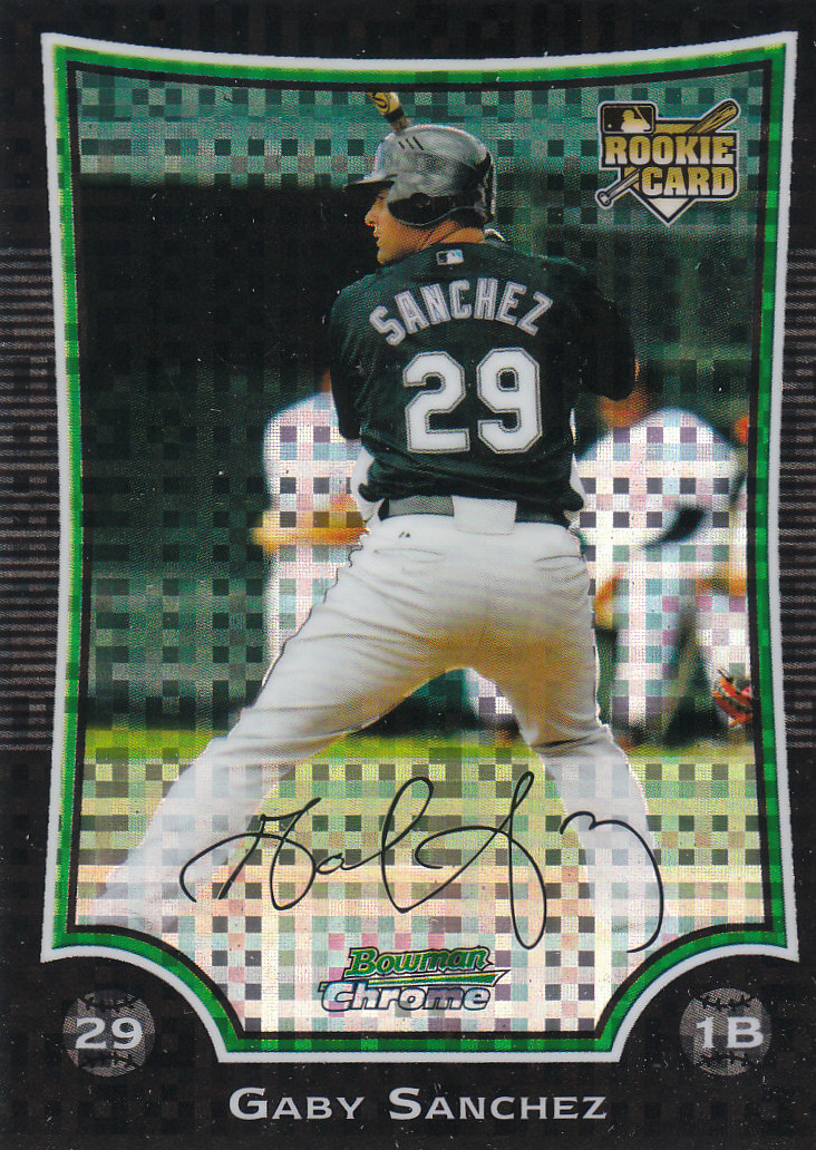 2009 Bowman Chrome Baseball Part 2 Main Set Parallel Cards - Picture 166 of 167