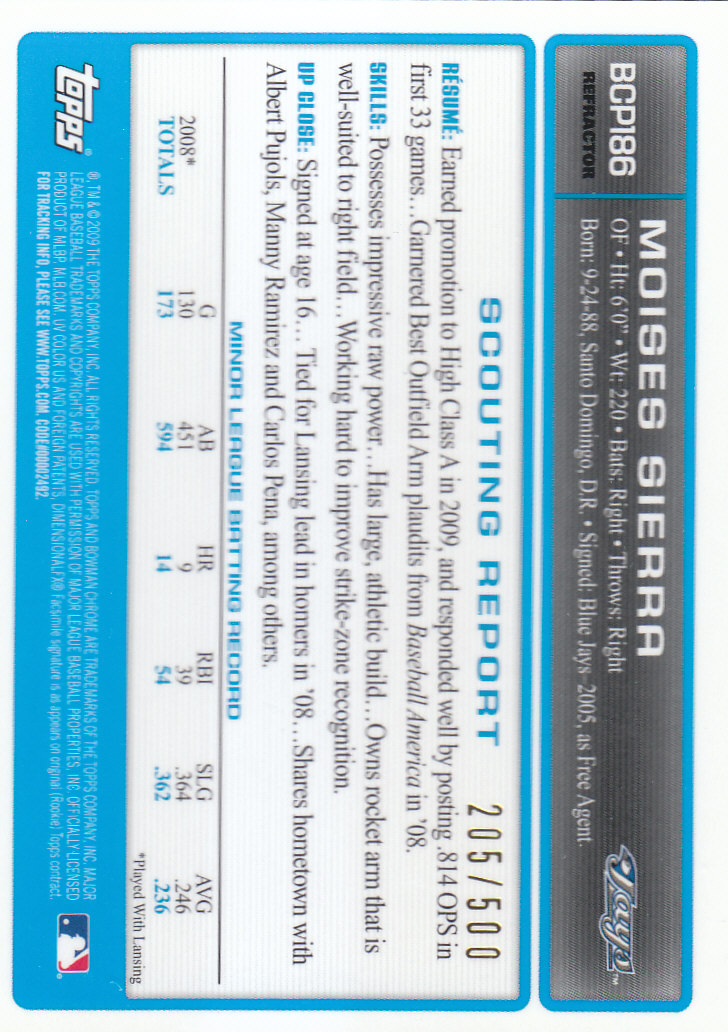 2009 Bowman Chrome Baseball Part 4 Prospects and Autograph Parallel Cards - Picture 43 of 109