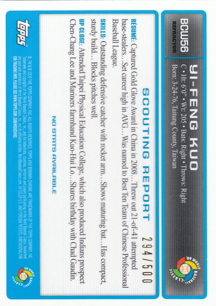 2009 Bowman Chrome Baseball Part 4 Prospects and Autograph Parallel Cards - Picture 99 of 109