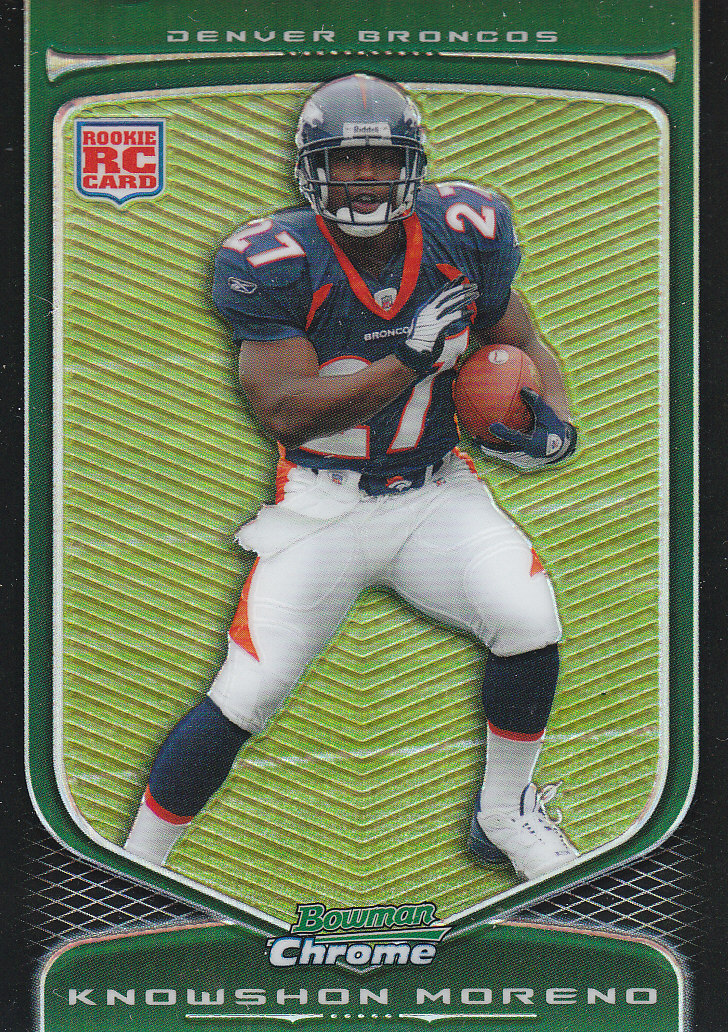 2009 Bowman Chrome Football Part 2 Parallel Refractors Cards - Picture 142 of 217