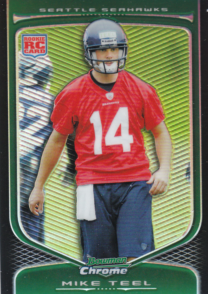 2009 Bowman Chrome Football Part 2 Parallel Refractors Cards - Picture 170 of 217