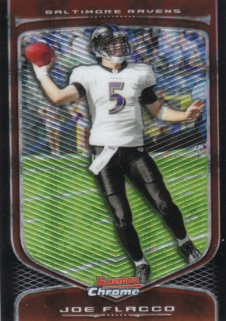 2009 Bowman Chrome Football Part 2 Parallel Refractors Cards - Picture 186 of 217