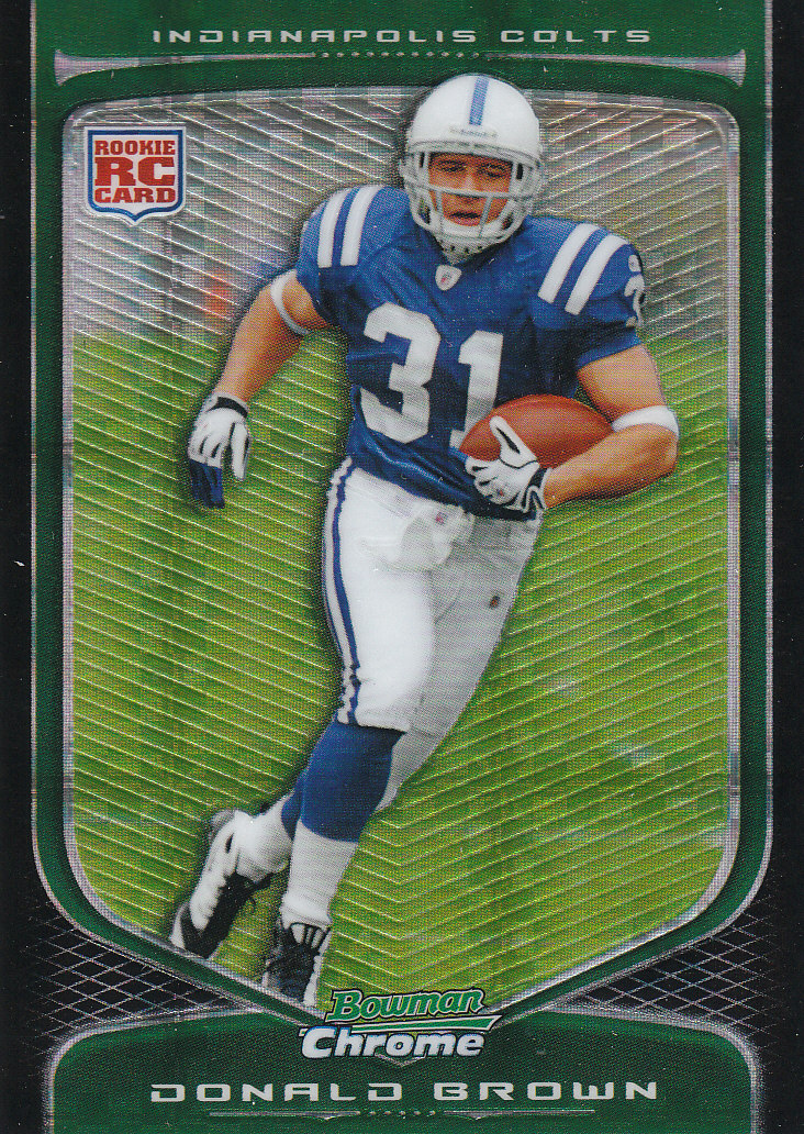 2009 Bowman Chrome Football Part 2 Parallel Refractors Cards - Picture 208 of 217