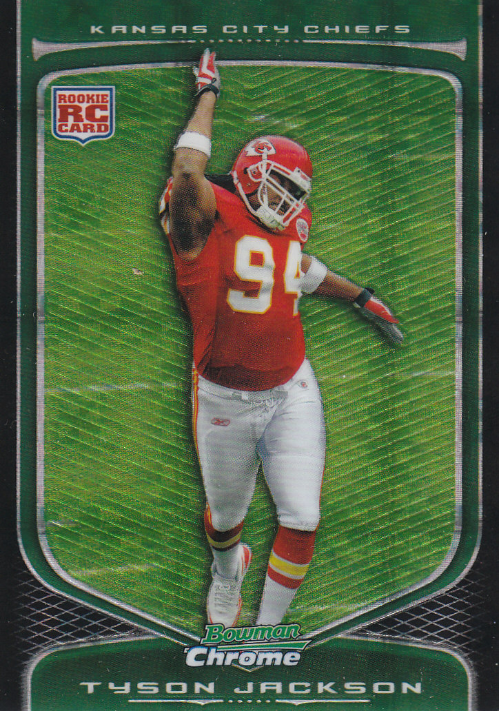 2009 Bowman Chrome Football Part 2 Parallel Refractors Cards - Picture 214 of 217