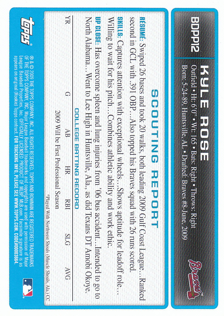 2009 Bowman Draft Baseball Part 2 Parallel Cards - Picture 183 of 387