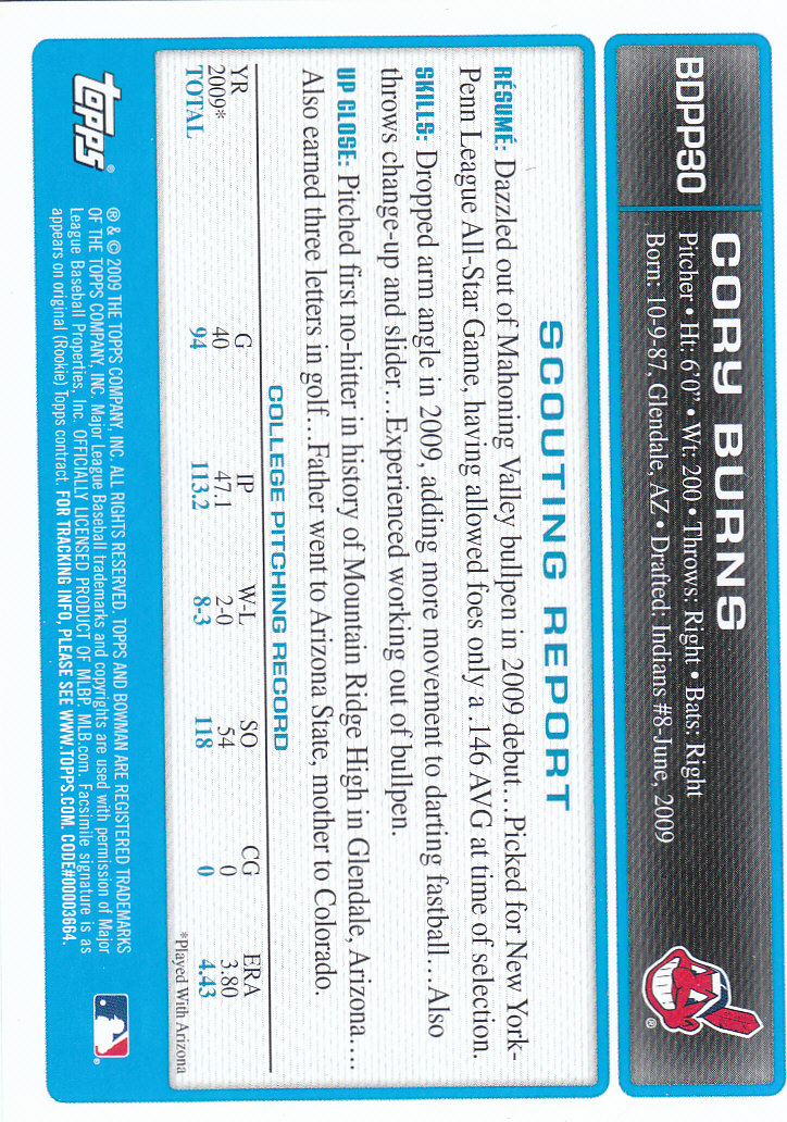 2009 Bowman Draft Baseball Part 2 Parallel Cards - Picture 219 of 387
