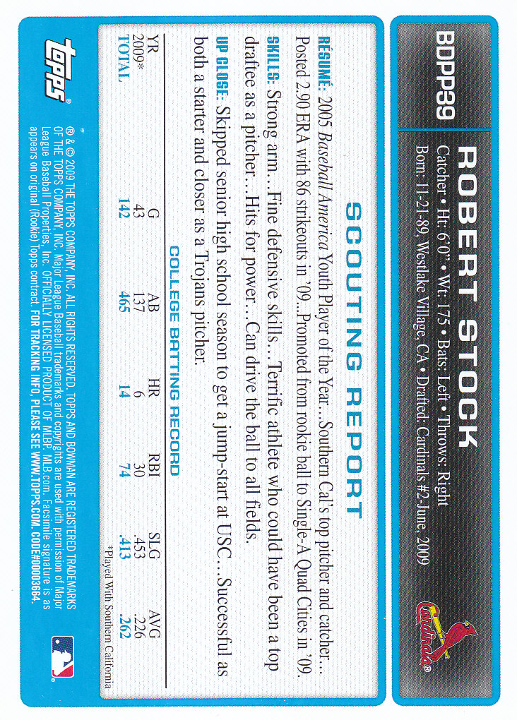2009 Bowman Draft Baseball Part 2 Parallel Cards - Picture 237 of 387