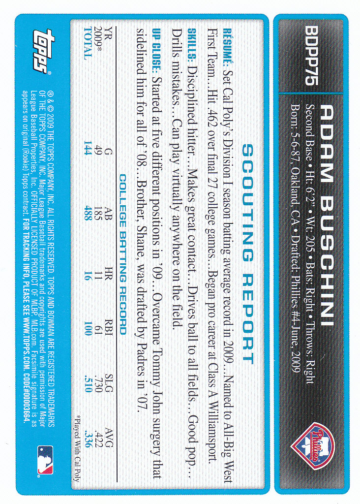 2009 Bowman Draft Baseball Part 2 Parallel Cards - Picture 303 of 387