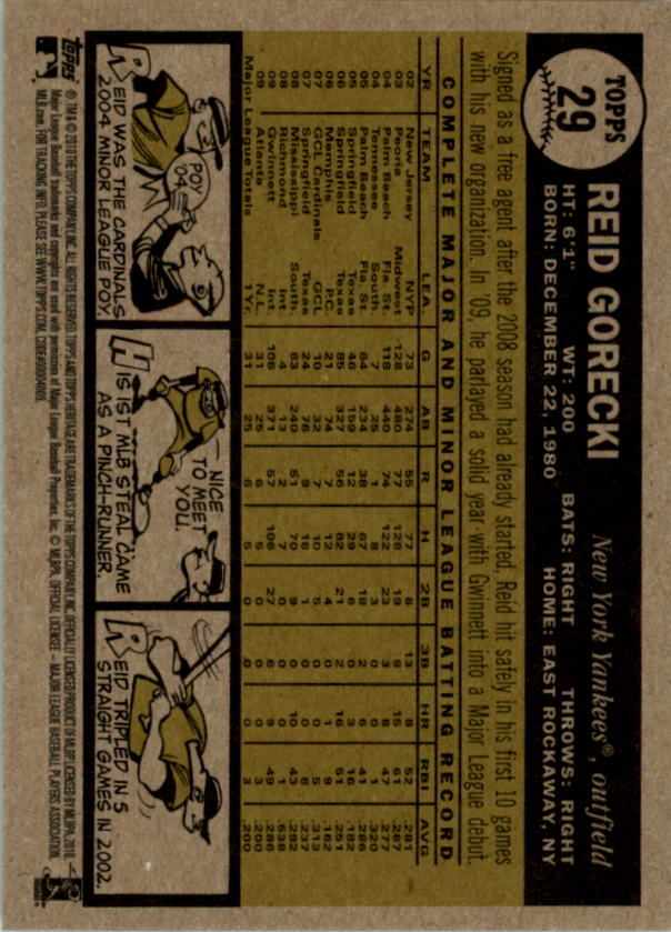 2010 Topps Heritage Baseball Card Pick 3-157 - Picture 33 of 189