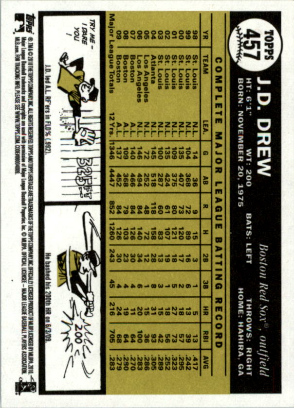 2010 Topps Heritage Baseball Card Pick 158-500 - Picture 372 of 380