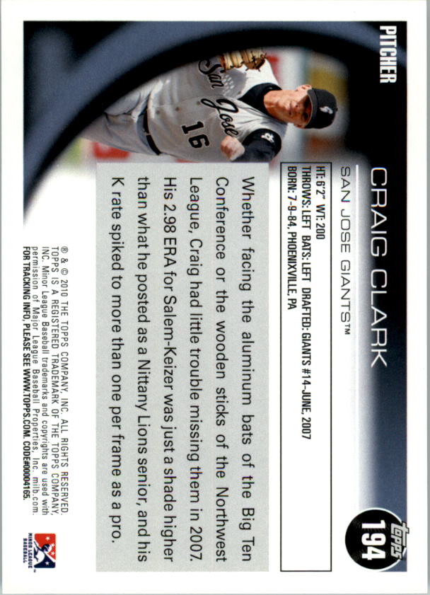  2010 Topps Pro Debut Baseball Rookie Card IN SCREWDOWN