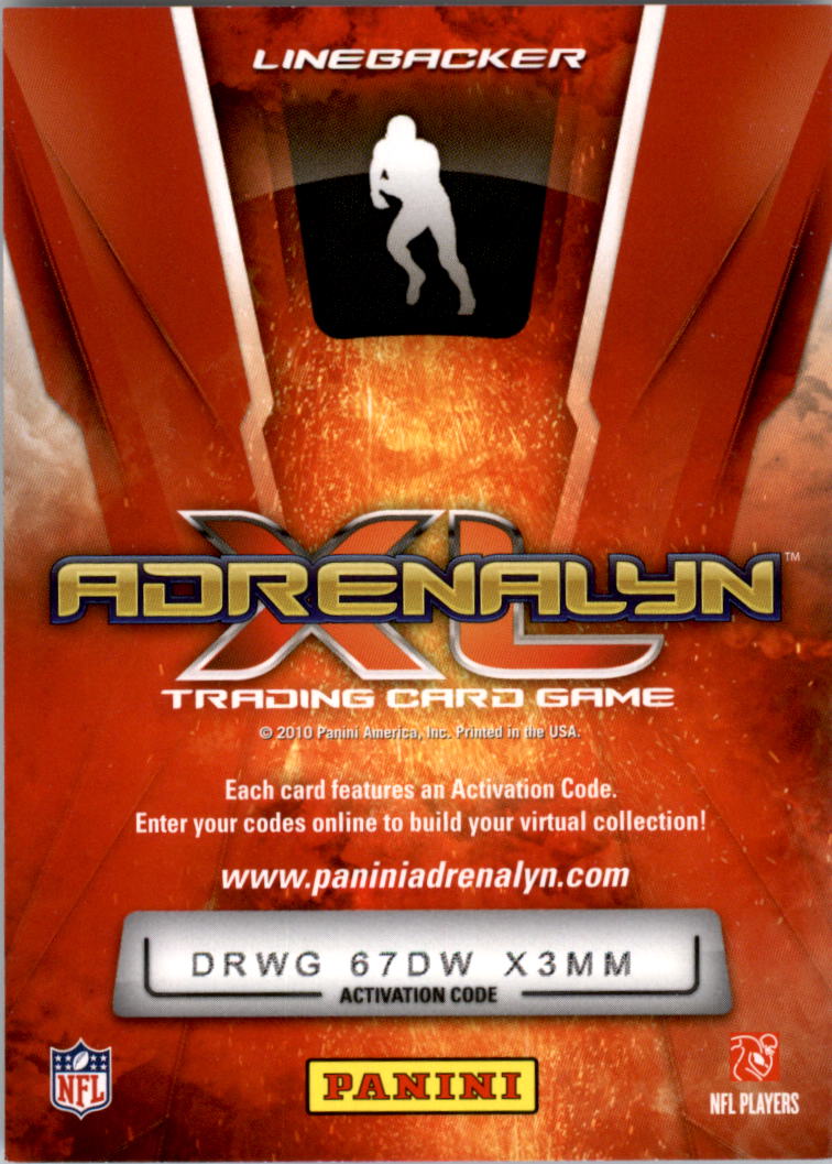 2010 Adrenalyn XL Football Card Pick