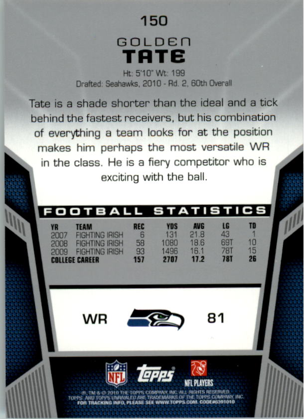 2010 Topps Unrivaled Football Card Pick - Picture 217 of 217