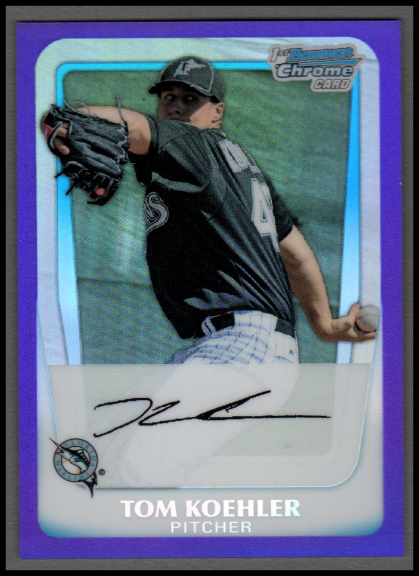 2011 Bowman Chrome Prospects Purple Refractors - Picture 12 of 122