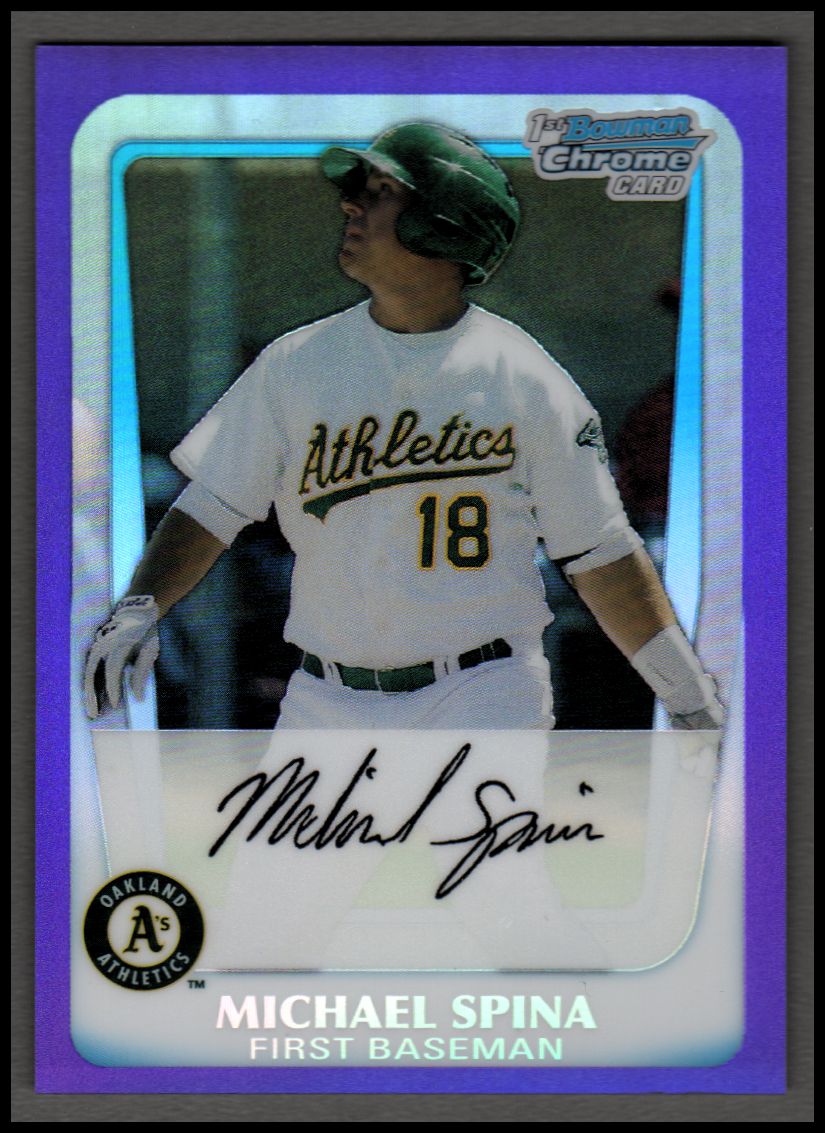 2011 Bowman Chrome Prospects Purple Refractors - Picture 16 of 122