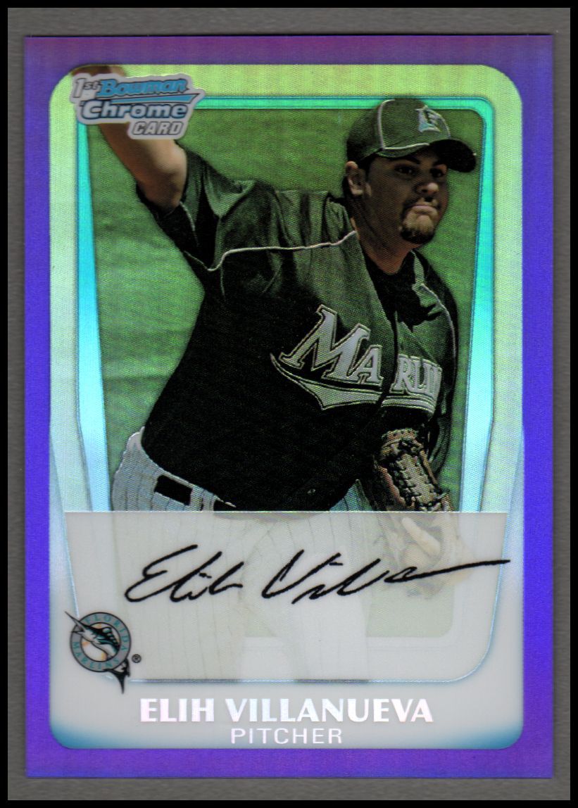 2011 Bowman Chrome Prospects Purple Refractors - Picture 39 of 122