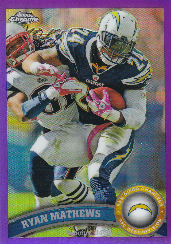 2011 Topps Chrome Football Part 2 Parallel Refractors Cards - Picture 38 of 177