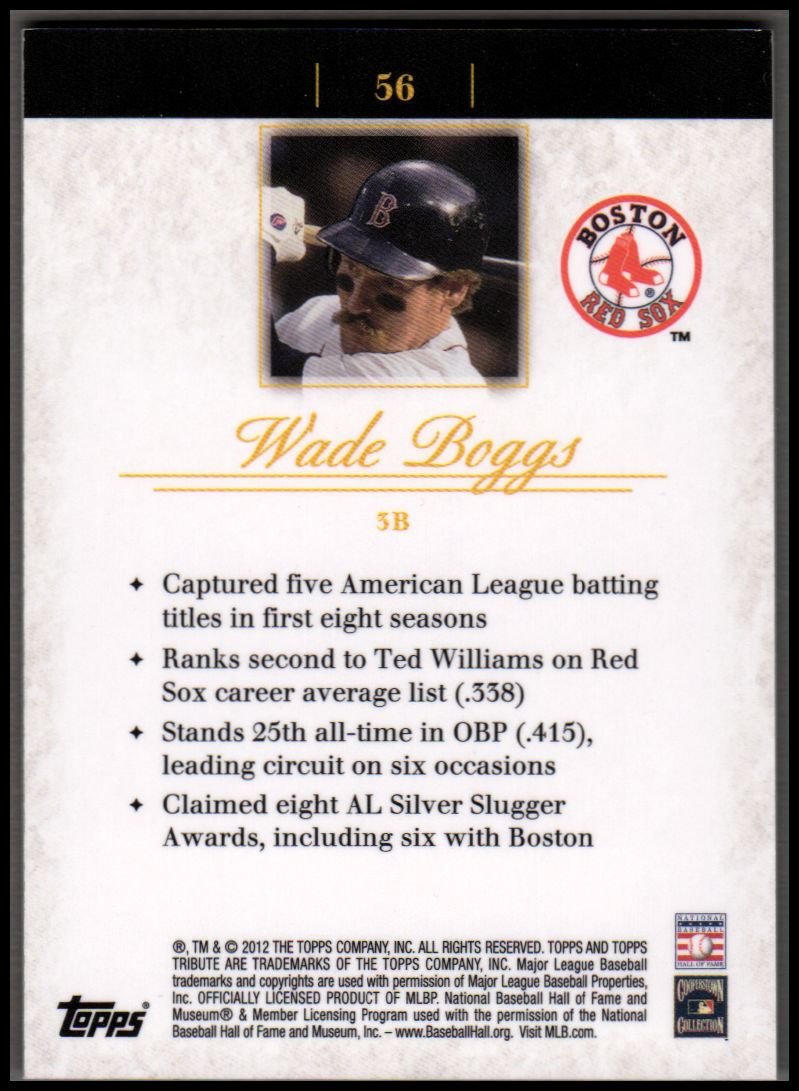 2012 Topps Tribute Baseball Black parallel #d/60 YOU PICK - Picture 5 of 9