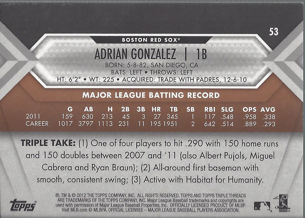 2012 Topps Triple Threads Sepia Baseball Card Pick - Picture 32 of 61