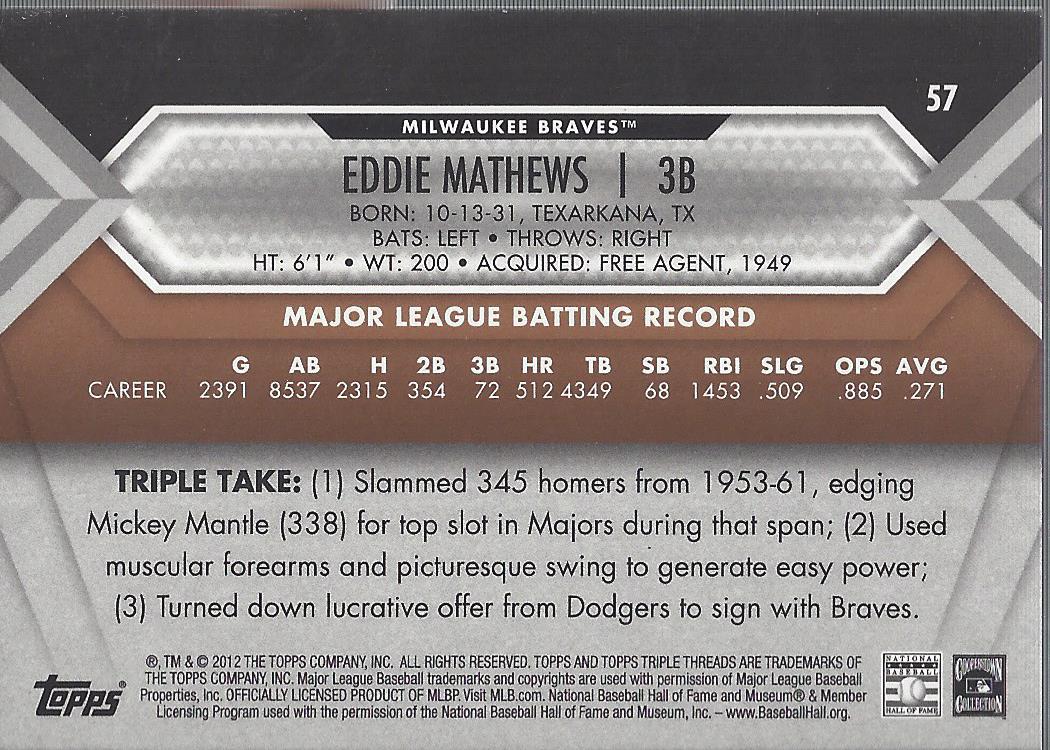 2012 Topps Triple Threads Sepia Baseball Card Pick - Picture 34 of 61