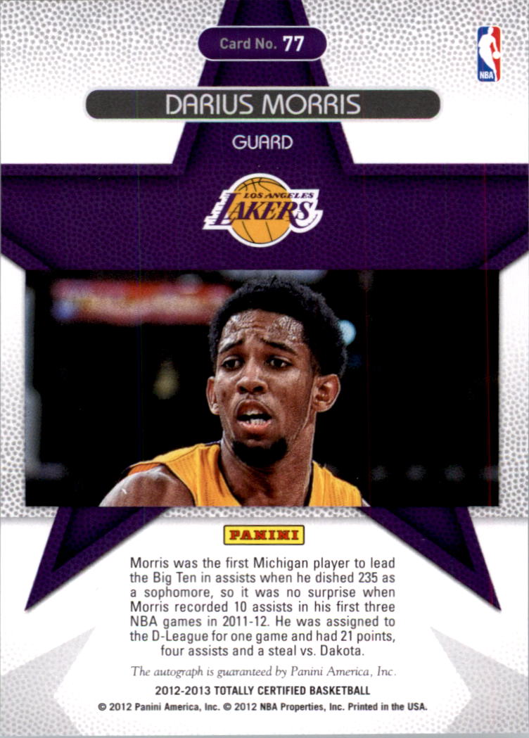 2012-13 autógrafos de rollo de novato de baloncesto totalmente certificados automáticos que elijas - Imagen 30 de 53