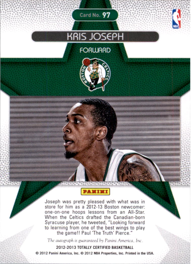 2012-13 autógrafos de rollo de novato de baloncesto totalmente certificados automáticos que elijas - Imagen 51 de 53