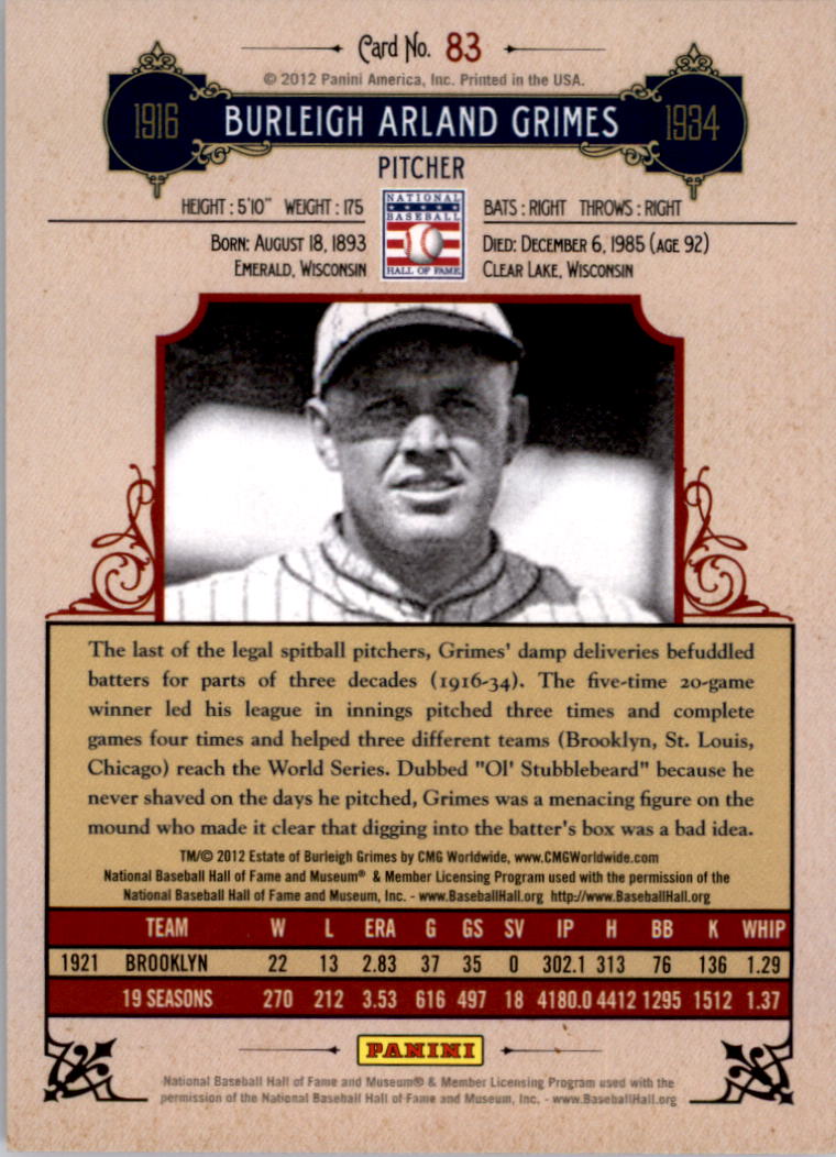 2012 Panini Cooperstown Crystal Collection RED You Pick - Picture 88 of 114