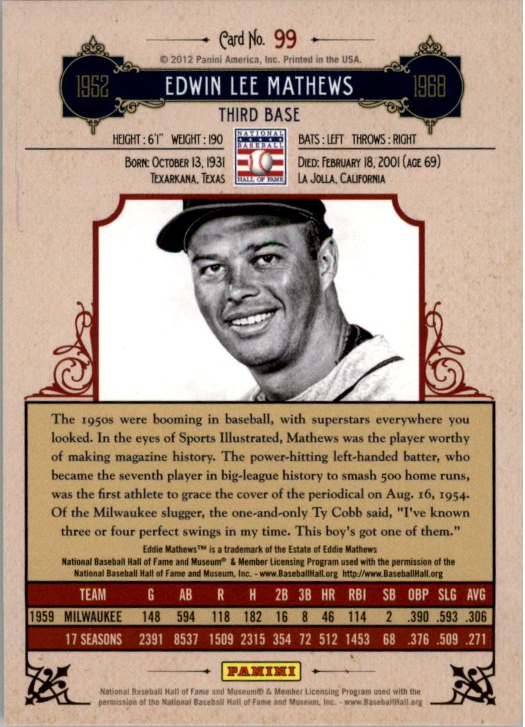 2012 Panini Cooperstown Crystal Collection RED You Pick - Picture 112 of 114
