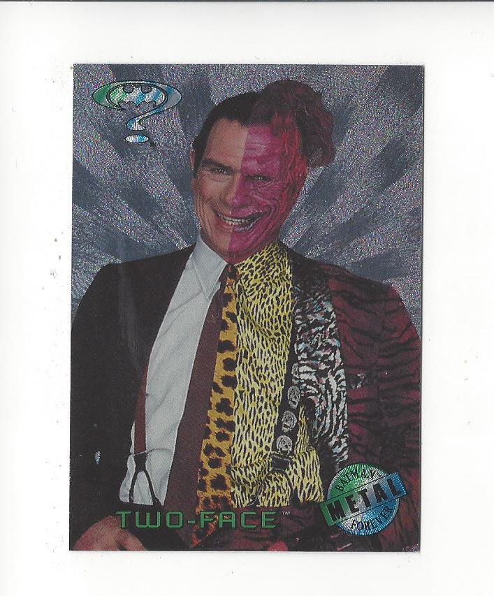 From Shadows Above #78 Batman Forever Metal 1995 Fleer Trading Card 