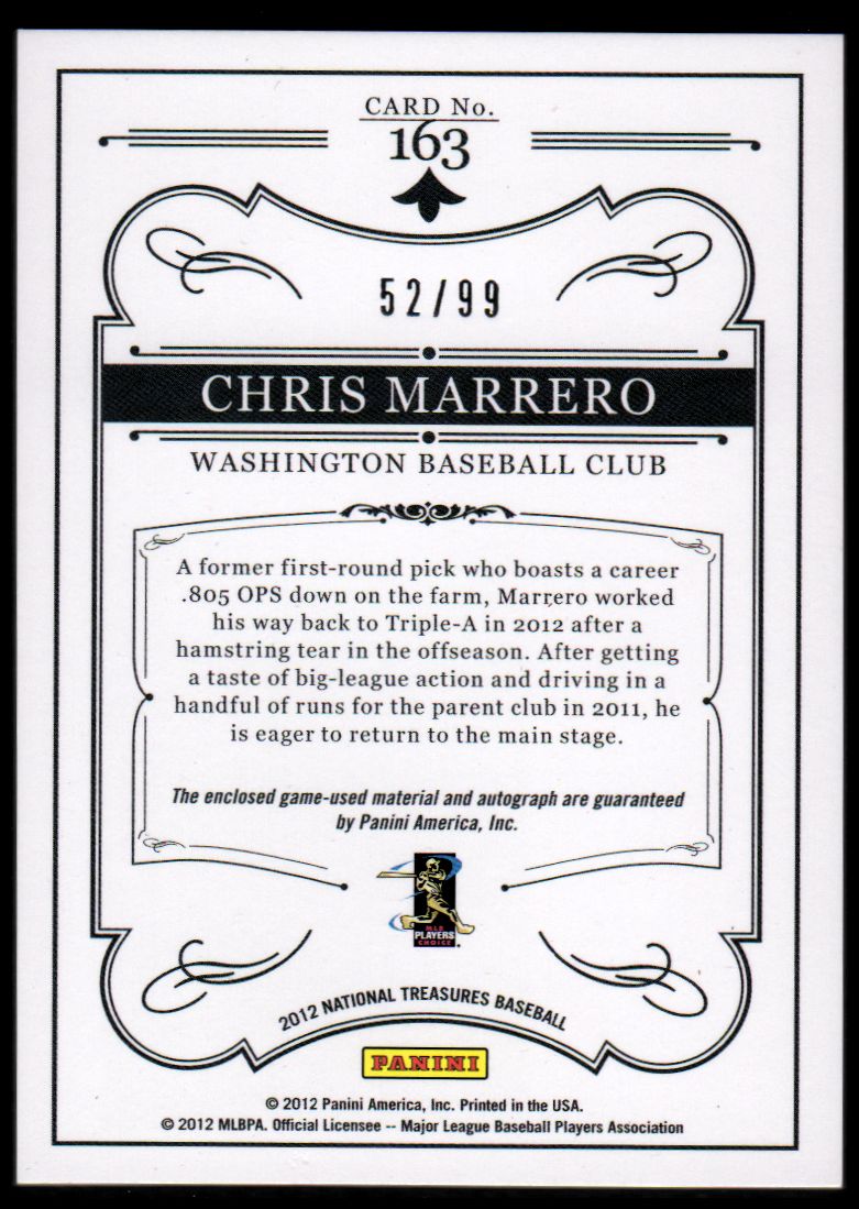 Panini National Treasures BS 2012 (tú eliges) - Imagen 14 de 20