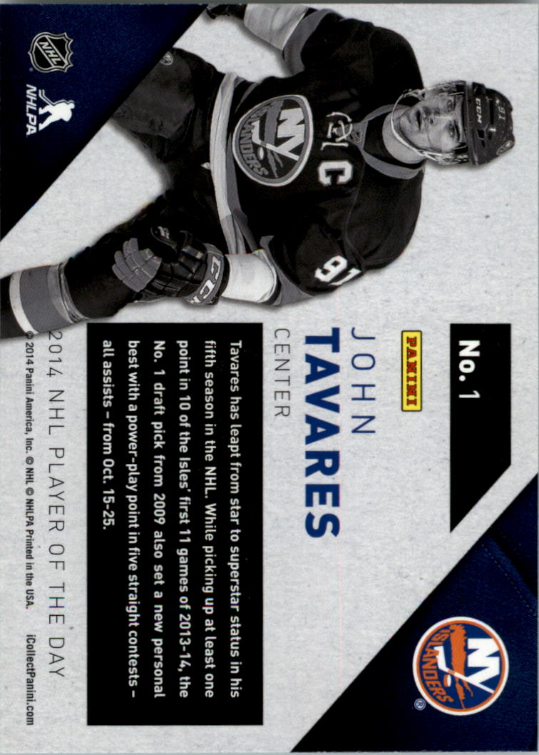 2013-14 Panini Player of the Day Hockey Card Pick - Picture 3 of 31