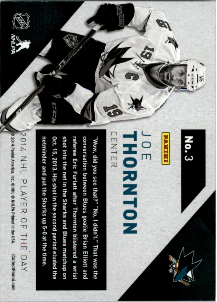 2013-14 Panini Player of the Day Hockey Card Pick - Picture 7 of 31