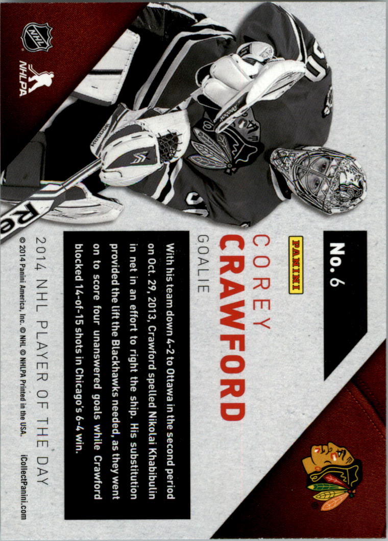 2013-14 Panini Player of the Day Hockey Card Pick - Picture 13 of 31