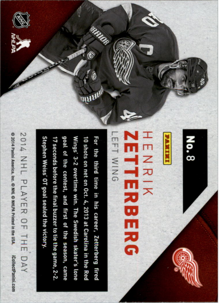 2013-14 Panini Player of the Day Hockey Card Pick - Picture 17 of 31