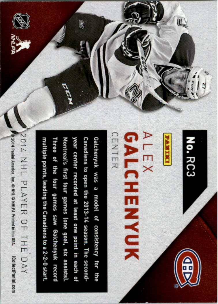 2013-14 Panini Player of the Day Hockey Card Pick - Picture 21 of 31
