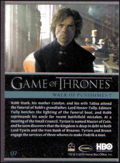 2014 Game of Thrones Season Three Foil YOU PICK - Picture 11 of 137