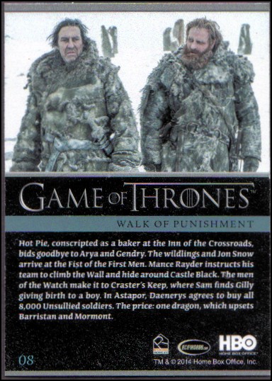 2014 Game of Thrones Season Three Foil YOU PICK - Picture 13 of 137