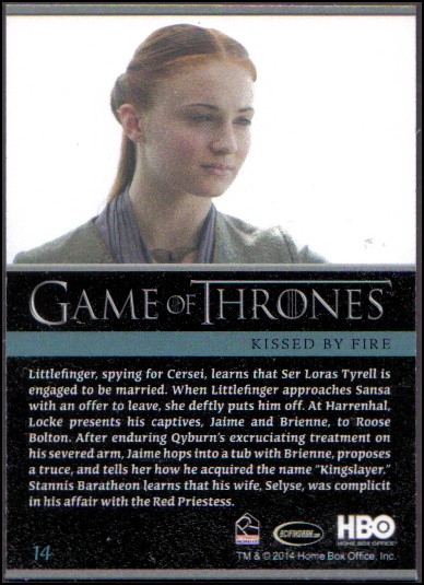2014 Game of Thrones Season Three Foil YOU PICK - Picture 21 of 137