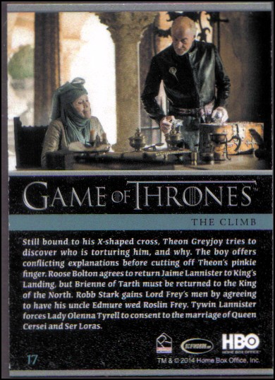 2014 Game of Thrones Season Three Foil YOU PICK - Picture 25 of 137