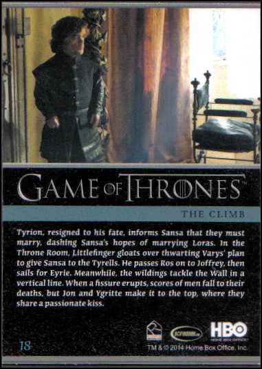 2014 Game of Thrones Season Three Foil YOU PICK - Picture 27 of 137