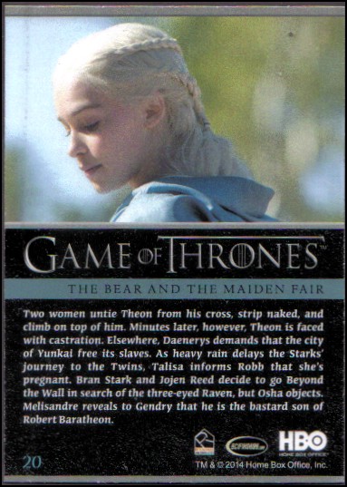 2014 Game of Thrones Season Three Foil YOU PICK - Picture 31 of 137