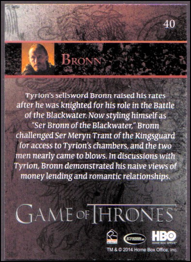 2014 Game of Thrones Season Three Foil YOU PICK - Picture 55 of 137