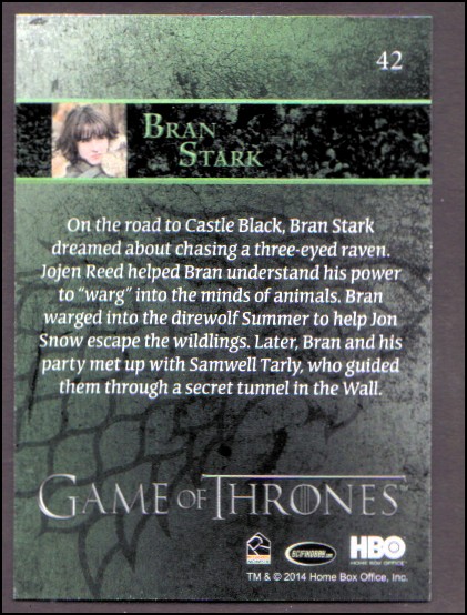 2014 Game of Thrones Season Three Foil YOU PICK - Picture 57 of 137