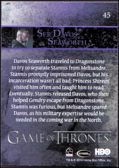 2014 Game of Thrones Season Three Foil YOU PICK - Picture 61 of 137