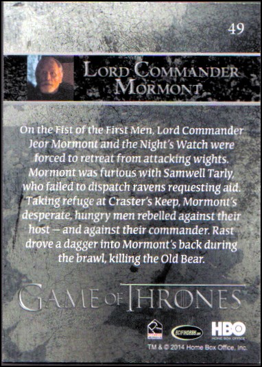 2014 Game of Thrones Season Three Foil YOU PICK - Picture 63 of 137