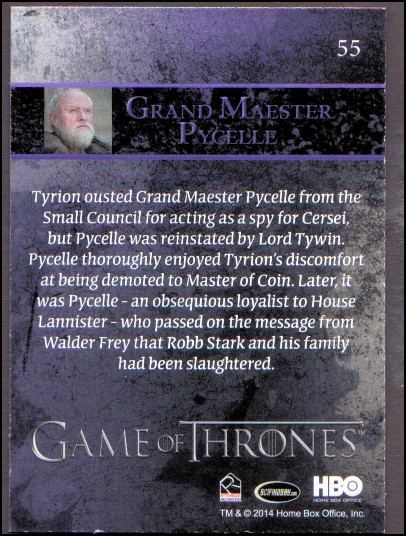 2014 Game of Thrones Season Three Foil YOU PICK - Picture 69 of 137