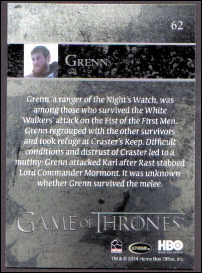 2014 Game of Thrones Season Three Foil YOU PICK - Picture 81 of 137