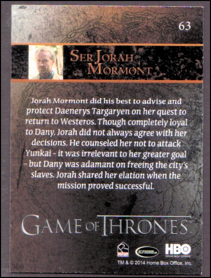 2014 Game of Thrones Season Three Foil YOU PICK - Picture 83 of 137