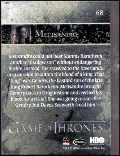 2014 Game of Thrones Season Three Foil YOU PICK - Picture 93 of 137