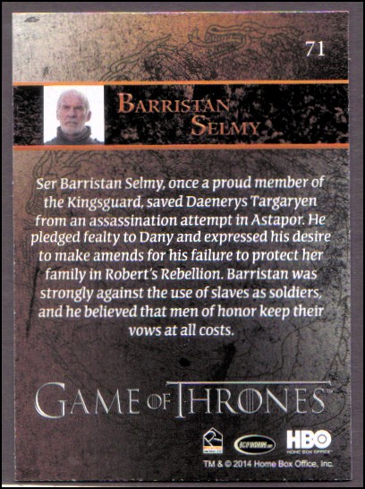 2014 Game of Thrones Season Three Foil YOU PICK - Picture 95 of 137